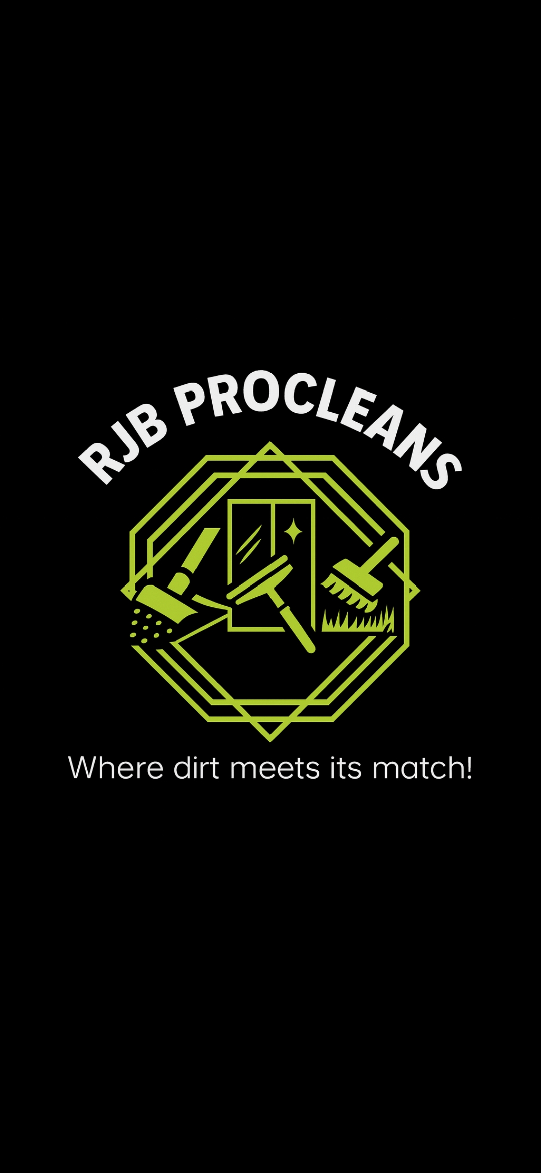 RJB ProCleans promotional artwork showing the company motto