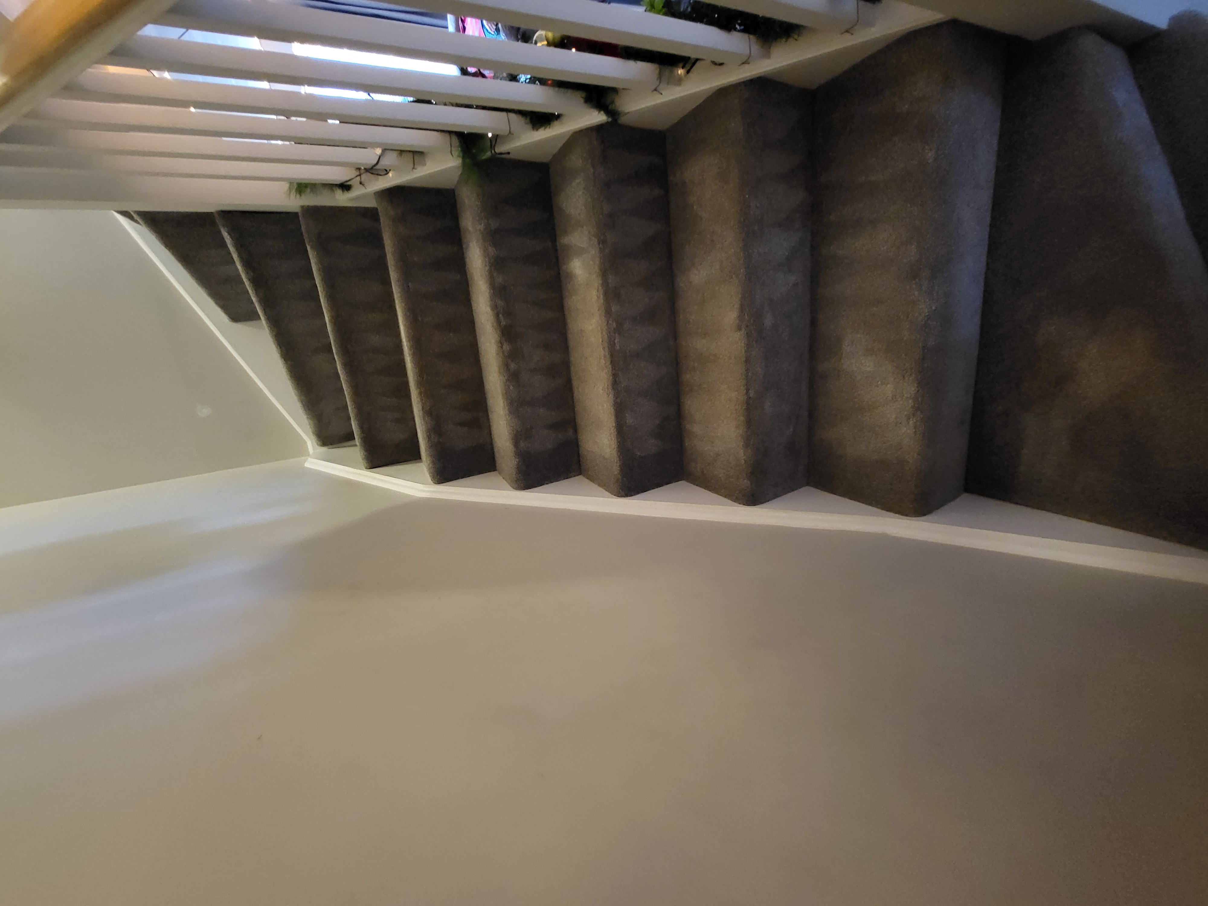 Grey stair carpet transformation